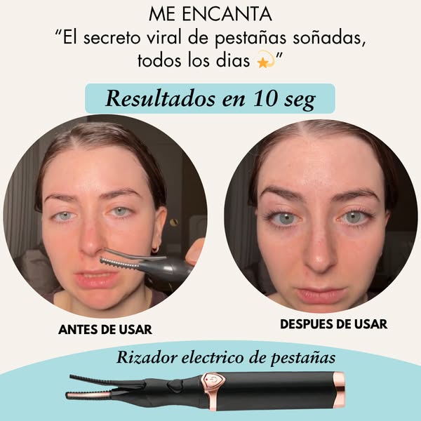 ✨ Riza tus Pestañas al Instante – Tecnología Segura- 🔥 OFERTA DE ¡BUEN FIN! Lleva 2 por solo Q263.50