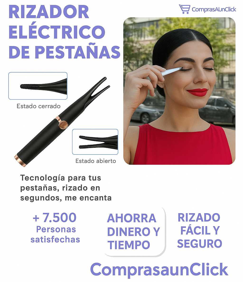 ✨ Riza tus Pestañas al Instante – Tecnología Segura- 🔥 OFERTA DE ¡BUEN FIN! Lleva 2 por solo Q263.50