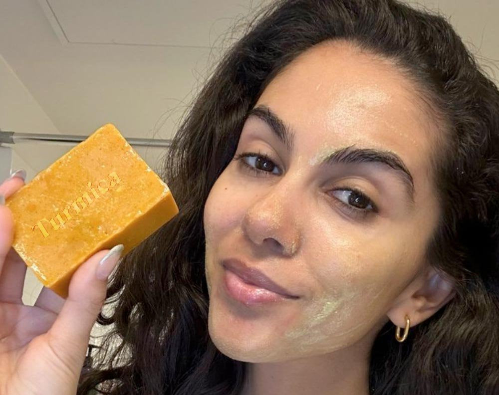 Jabón de Cúrcuma Original — 🔥 OFERTA DE ¡BUEN FIN! Compra 1  y llevate 1 Jabón de Regalo✨ – Elimina manchas y acné rápido 💛 Envío GRATIS 🚚 y Pago al Recibir 💵