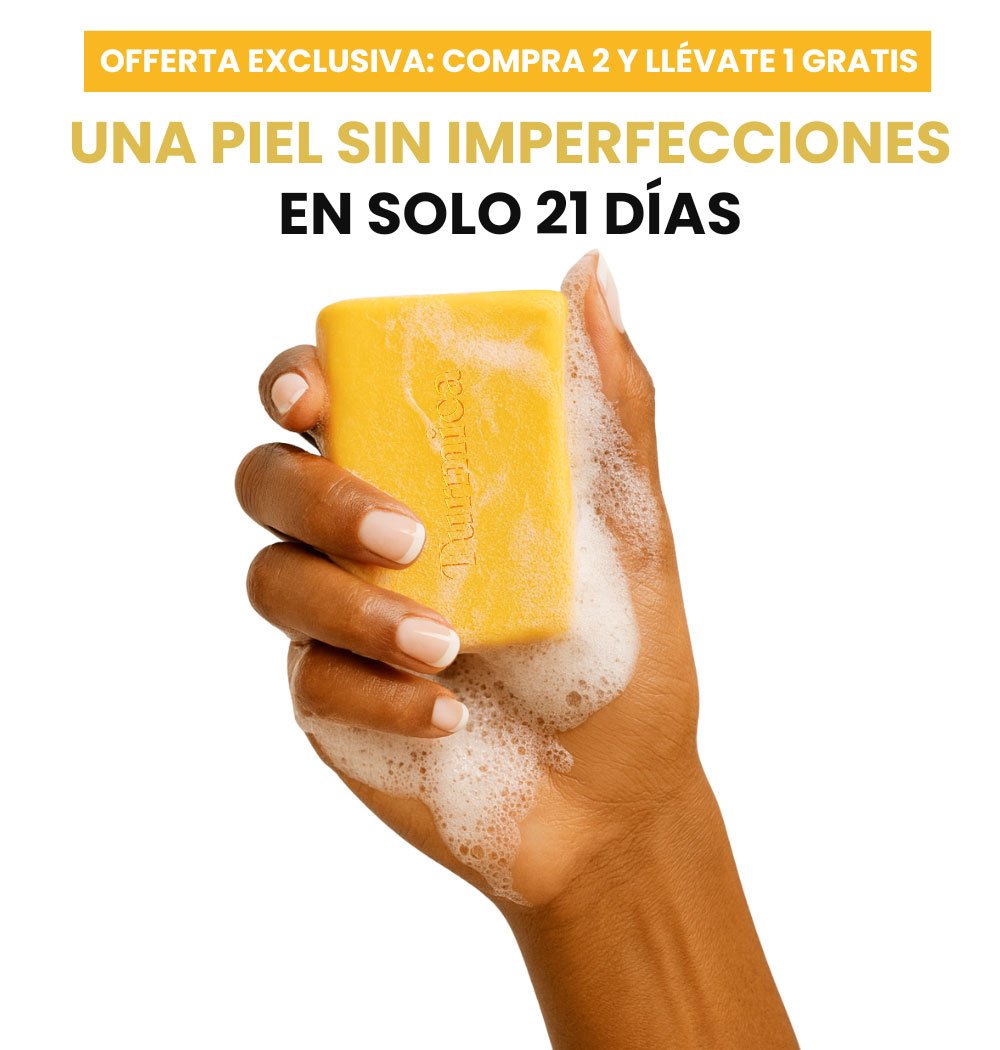 Jabón de Cúrcuma Original — 🔥 OFERTA DE ¡BUEN FIN! Compra 1  y llevate 1 Jabón de Regalo✨ – Elimina manchas y acné rápido 💛 Envío GRATIS 🚚 y Pago al Recibir 💵